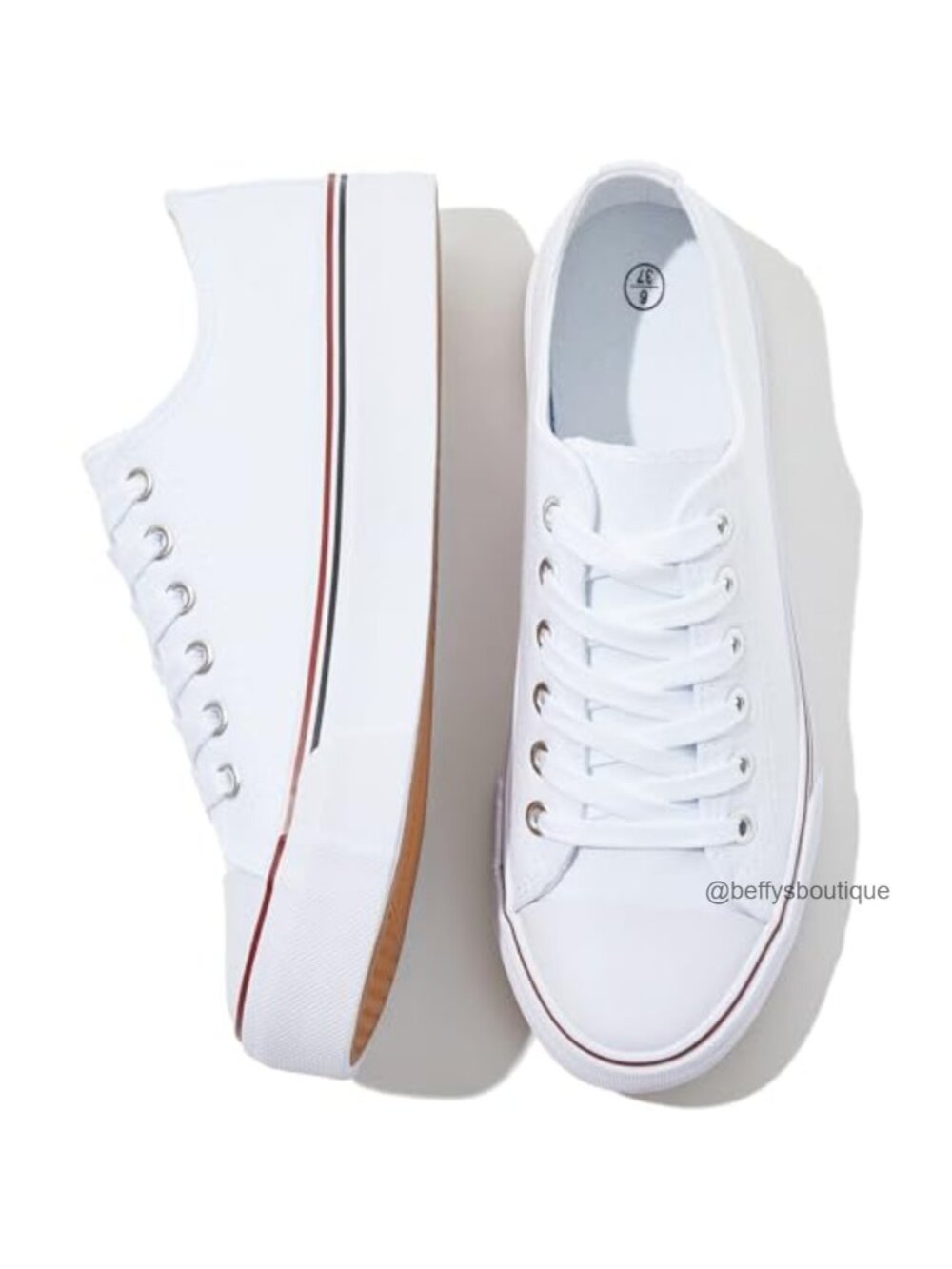 Women's Canvas Sneakers Lace-Up Skateboarding Shoes Breathable Lightweight